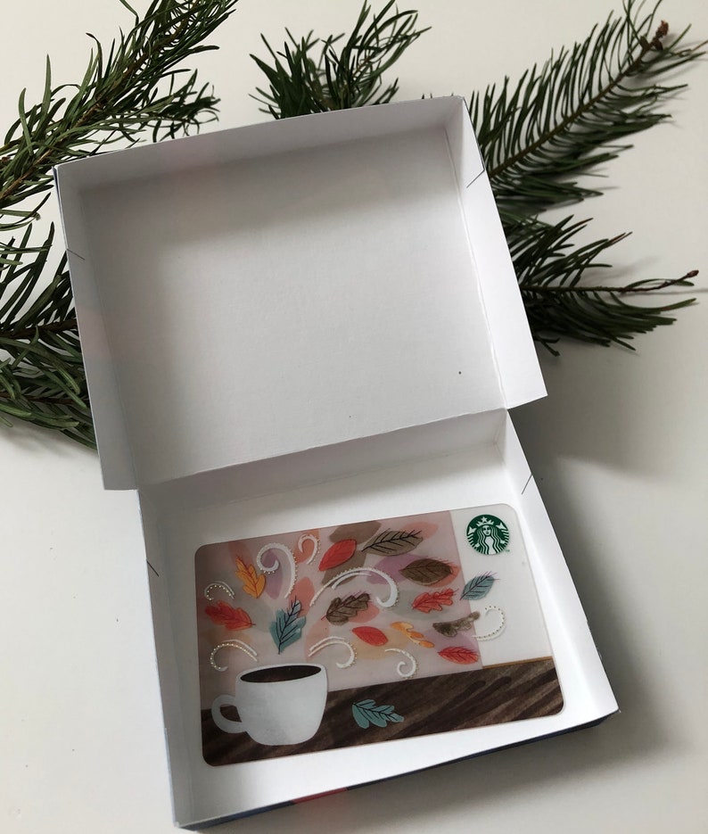 Printable Gift Box Gift Card Holder Box DIY Digital File Etsy