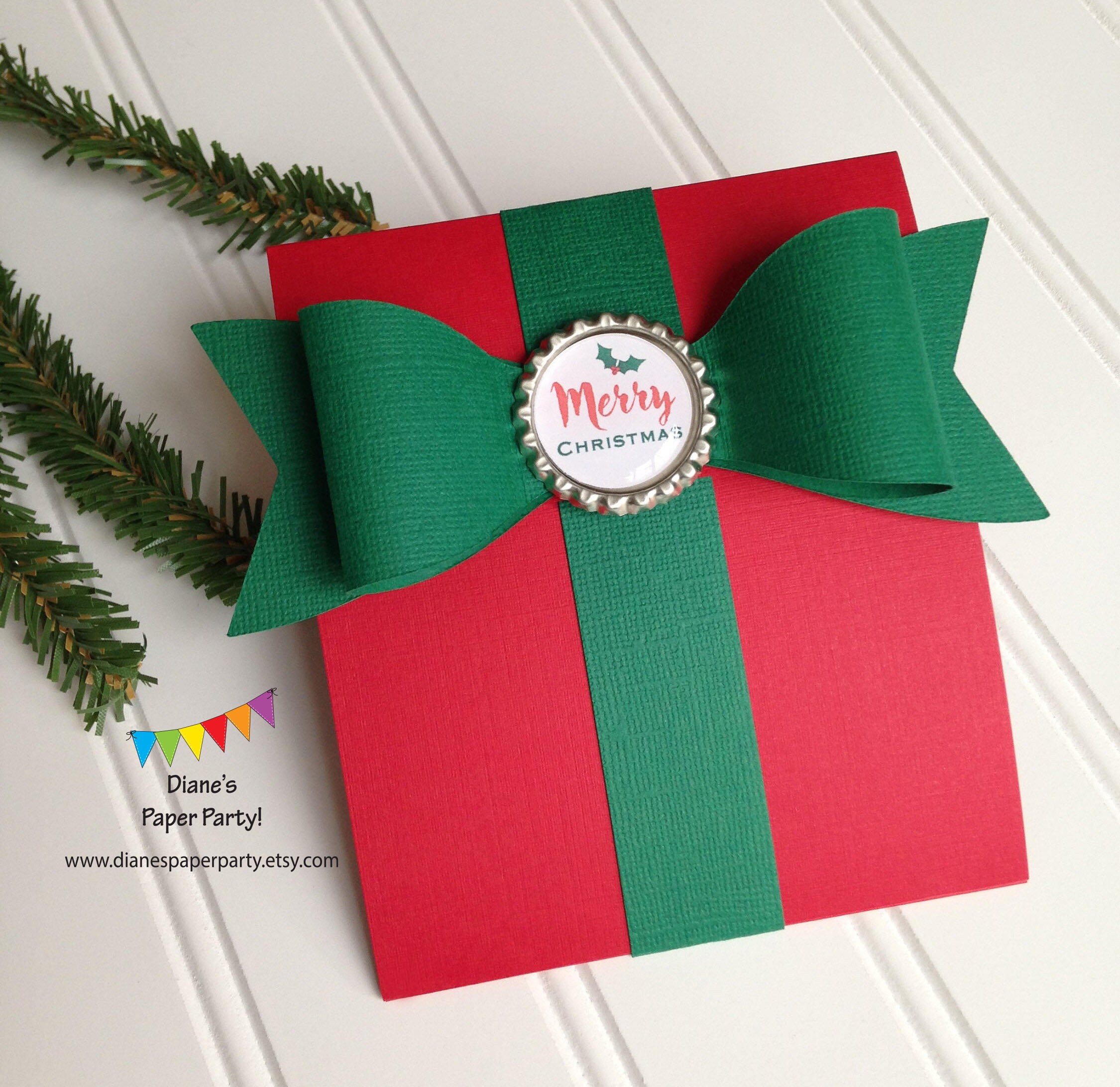 Merry Christmas Gift Card Holders (SET OF 2)