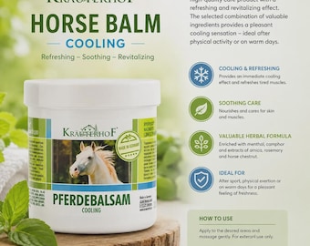 Krauterhof Cooling Horse Balm (Pferdebalsam)-250 ml