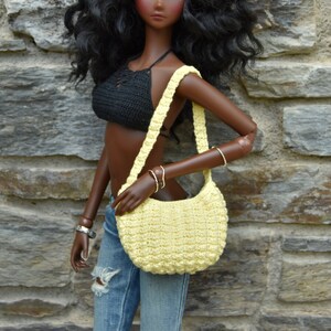 BJD SmartDoll SD Obitsu 1/3 Zubehör: Gehäkelte Popcorntasche für Puppe