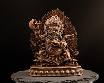 Bronze buddha statue Tibetan Buddha Altar Display Buddhist Art