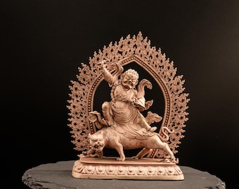 Bronze Tibetan Buddhist Dorje Drolo buddha statue