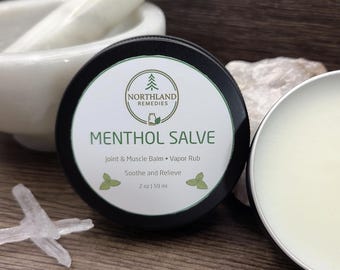 Baume musculaire rafraîchissant au menthol • Baume analgésique naturel