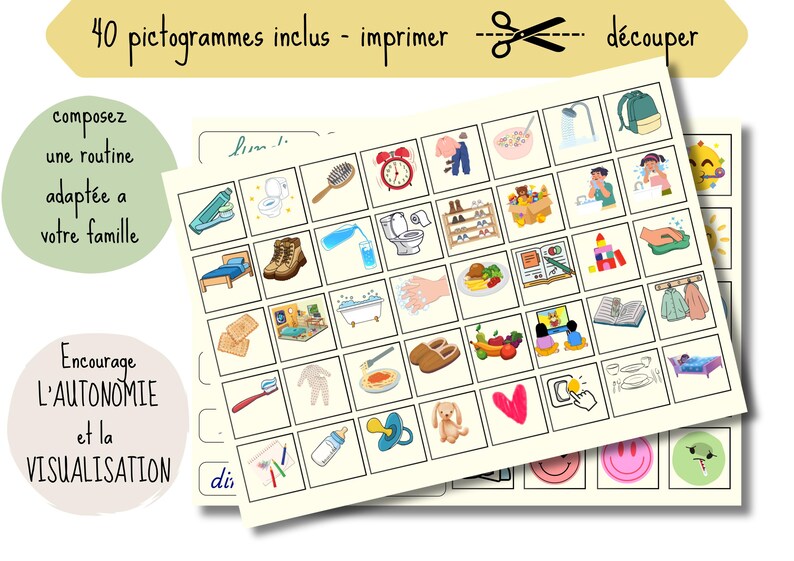 Printable Children's Routine PDF | Montessori Routine Chart | Children ...