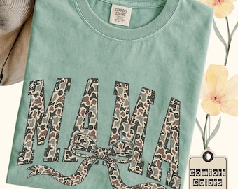 Comfort Colors® Leopard Mama Shirt, Mothers Day gift, New Mama gift, Mama Shirt, Pregnancy Announcement Shirt