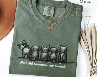 Comfort Colors Funny Dog T-Shirt: Dog Lover Gift,Dog Meme Graphic Tee