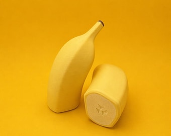Juguete de plátano impreso en 3D / Comida magnética para juegos de imitación, accesorio de cocina Montessori