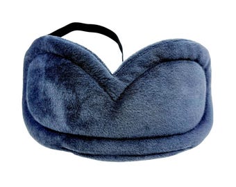 Handmade Grey Sleep Eye Mask – Breathable, Skin-Friendly & Fully Adjustable for Ultimate Comfort