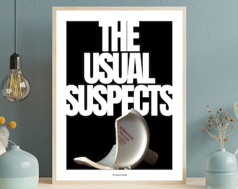 The Usual Suspects | Kobayashi Porcelain | Movie Wall Art | Keyser Soze Poster | Printable