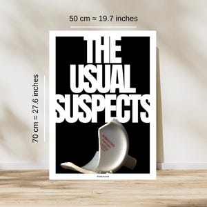 The Usual Suspects | Kobayashi Porcelain | Movie Wall Art | Keyser Soze Poster | Printable image 5
