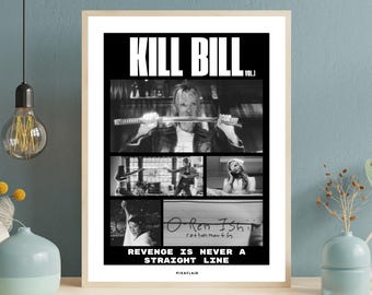 Kill Bill Vol. 1 | Movie Scene Poster | Stylized Action Cinema | Wall Art