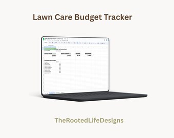 Lawn Care Budget Tracker