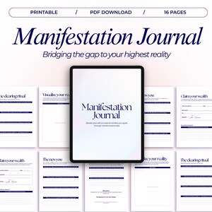 Diario de Manifestación: Cuaderno de Trabajo de Autoguiado Digital para el Futuro y la Transformación de la Identidad en Hábitos Diarios para la Abundancia