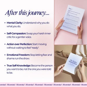 28-Day Mental Reset Workbook Self-Awareness Inner Work PDF Pattern image 5
