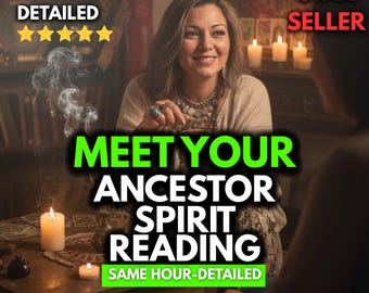 Same Hour Ancestor Spirit Psychic Reading, Accurate Medium Insight, Ancestral Messages & Spiritual Guidance, Deep Connection