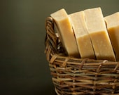 Attraction spelled soap, peach cupcake -aphrodisiac pheromones wiccan cast -vegan set of three sample soaps