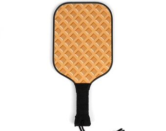 Kit da pickleball con motivo a nido d'ape / Set di accessori per racchetta
