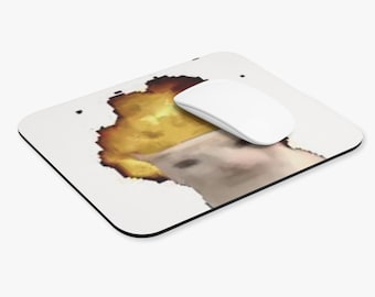 Tappetino per mouse con gatto dalla mente esplosiva