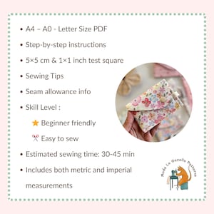 Compact fabric card holder pattern designed for quick 30–45 minute sewing.