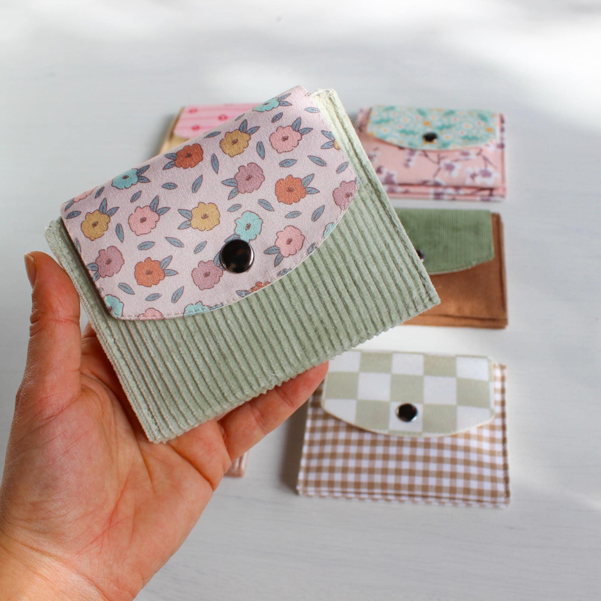 Card Holder Wallet Sewing Pattern PDF, Coin Purse Sewing Tutorial - Etsy