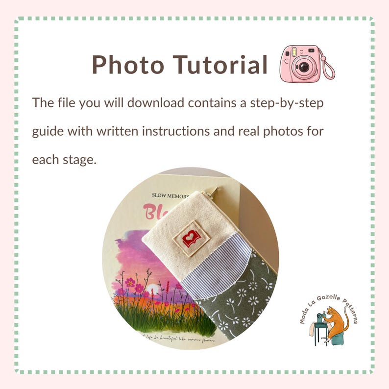 Minimalist pencil case pattern for beginners