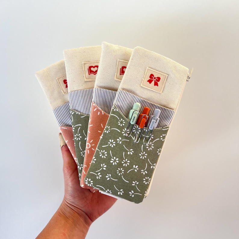 DIY notebook pen pouch with video tutorial