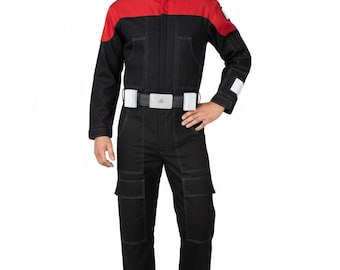 Mono de vuelo estilo Cassian Andor / Disfraz de piloto espía rebelde para cosplay / Traje de la Alianza de Ciencia Ficción