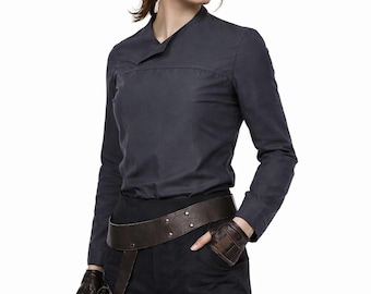 Disfraz de Rogue One inspirado en Jyn Erso / Traje de vuelo rebelde femenino / Mono de ciencia ficción