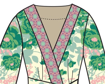 CUSTOM Luxury Kimono Robe - Custom Cotton Kimono Robe