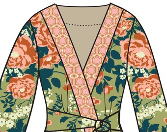 CUSTOM Luxury Kimono Robe - Custom Cotton Kimono Robe