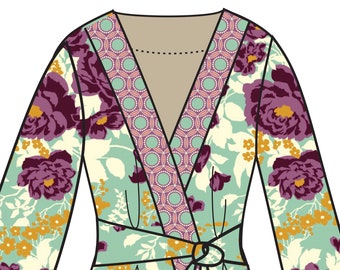 CUSTOM Luxury Kimono Robe - Custom Cotton Kimono Robe