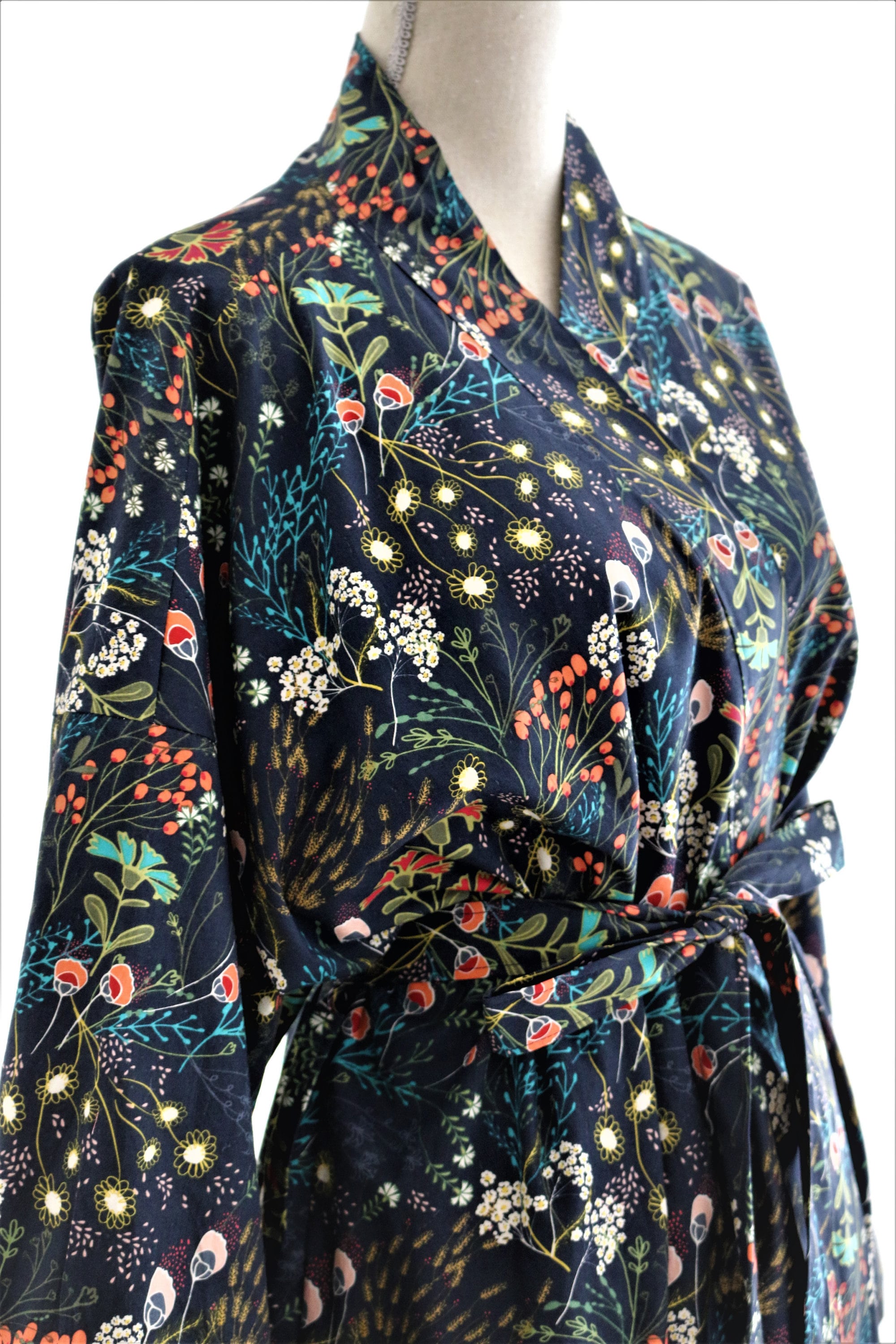 Choose Fabric Custom Cotton Kimono Robe CUSTOM Luxury Kimono Robe