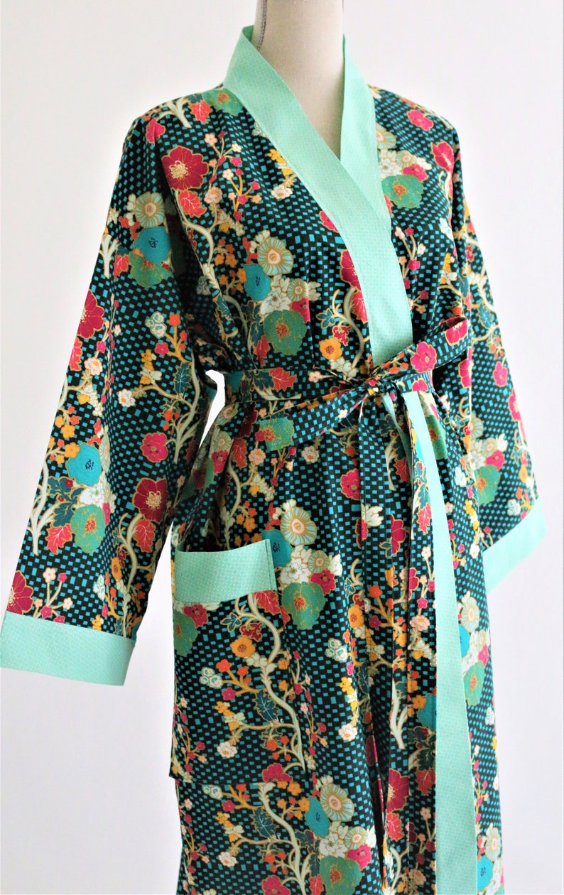 Custom Cotton Kimono Robe CUSTOM Luxury Kimono Robe