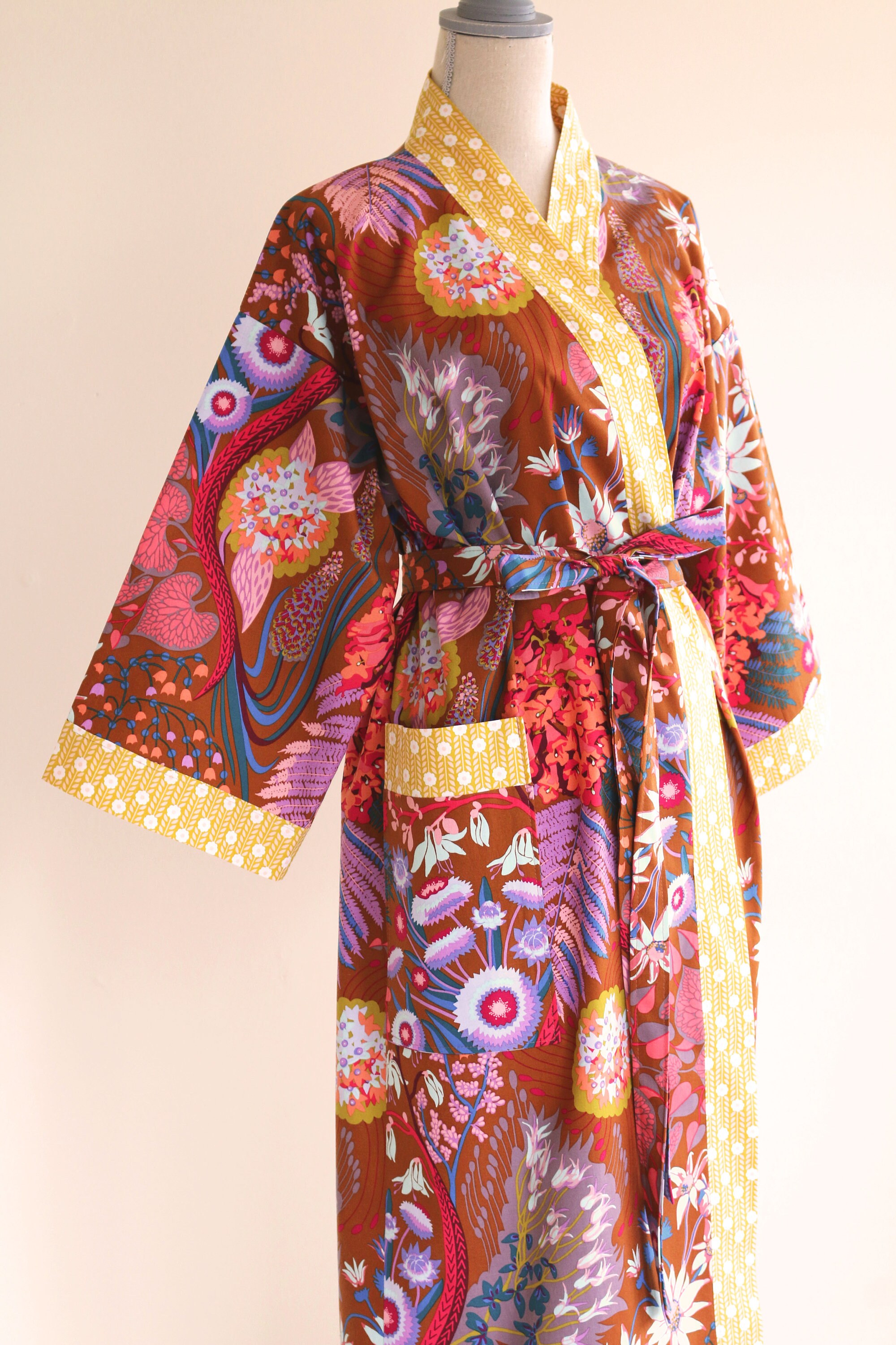 Luxus Kimono Robe GLISTEN COLOR Auf Bestellung Kimono Etsy.de