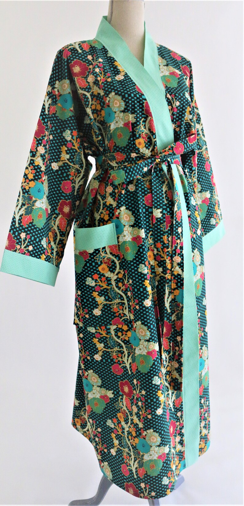 Custom Cotton Kimono Robe CUSTOM Luxury Kimono Robe