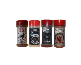 Ghost Pepper Powder Spice Gift Set Scorpion Pepper Habanero Chili Spice