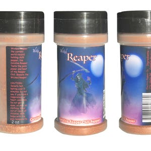 Spice Gift Set Carolina Reaper Hot Chili Powder Ghost Pepper Powder Trinidad Moruga Scorpion Chili Spice 4 Pack image 3