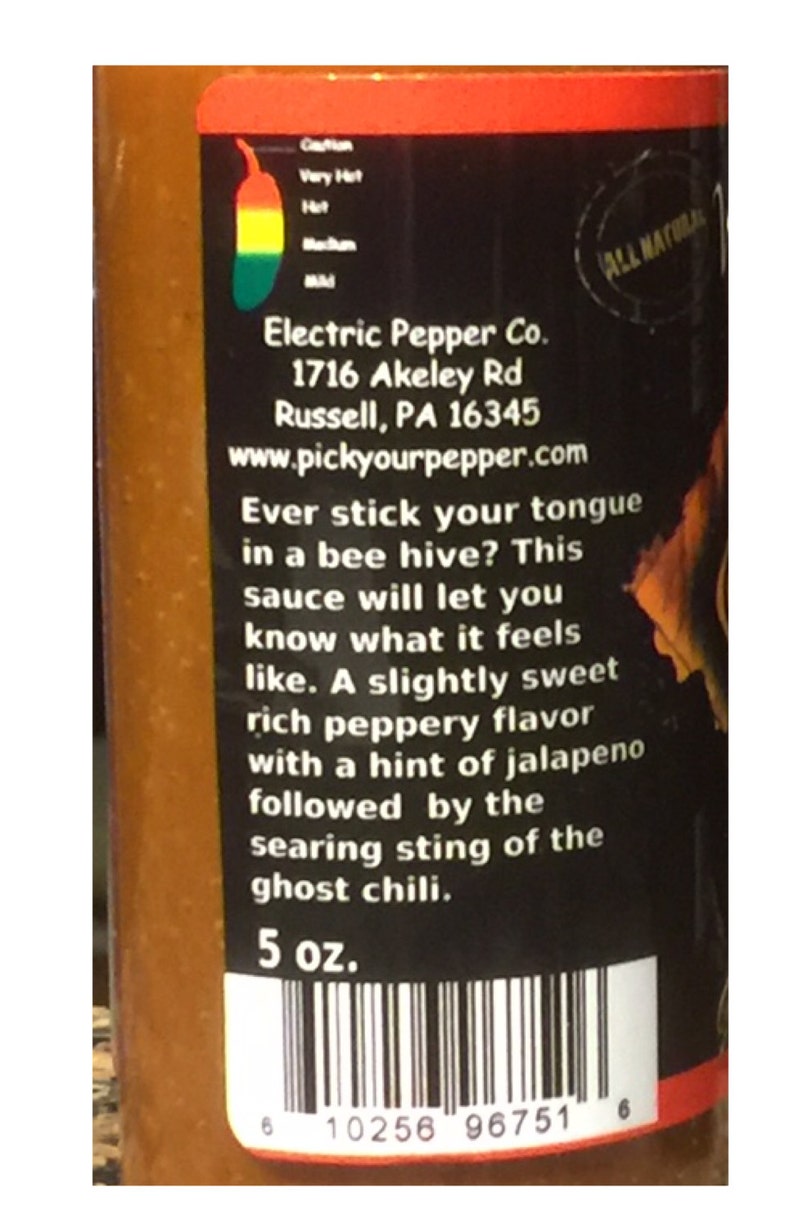Wicked Tickle Ghost Pepper Hot Sauce Habanero Jalapeño Chili Spice Blend Extra Hot Sauce image 2