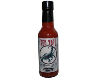 Trinidad Moruga Scorpion Hot Sauce Wachs versiegelt Red Tail Scorpion Sauce Sehr Scharf