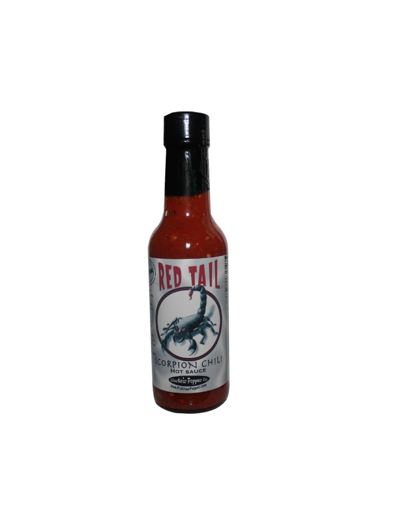 Trinidad Moruga Scorpion Hot Sauce Wax Sealed Red Tail Scorpion Sauce Very Hot image 1