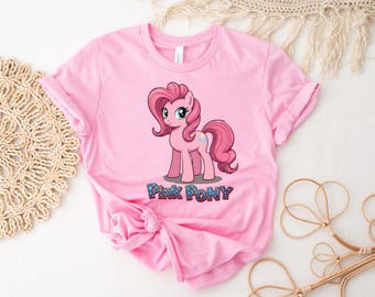 Pink Pony Club Graphic Tee – Adorable Kawaii Pony Shirt