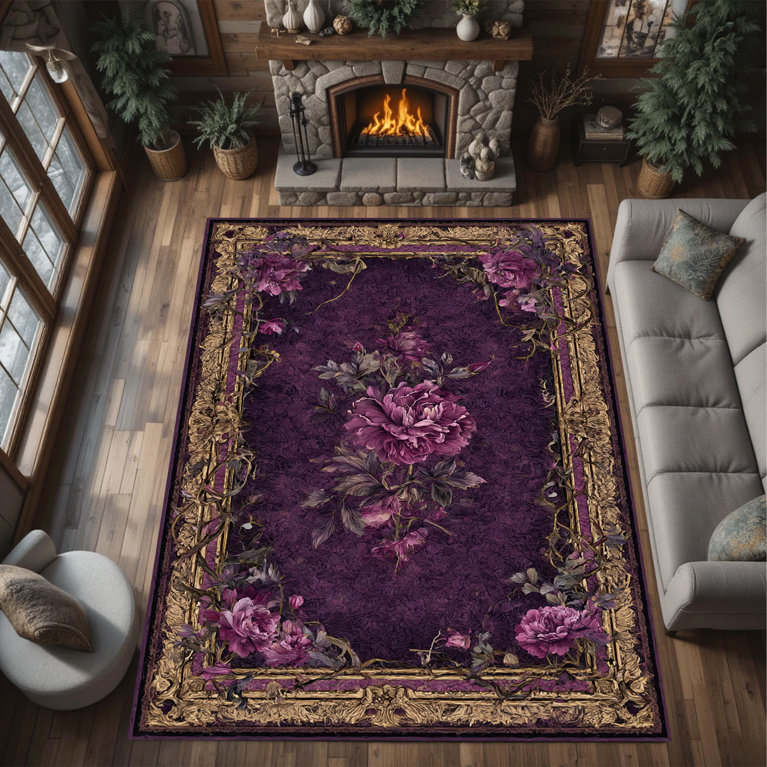 Vintage hot pink rug - Etsy 日本