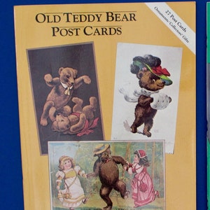 Teddy Bear Postcards - Etsy