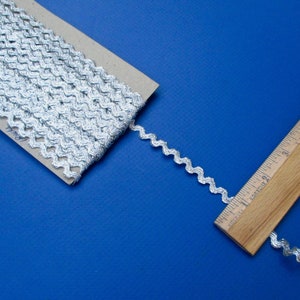 Silver RicRac Trim, 2 Sizes