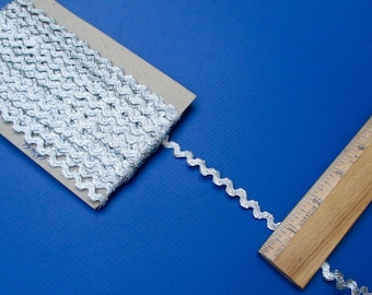 Silver RicRac Trim, 2 Sizes