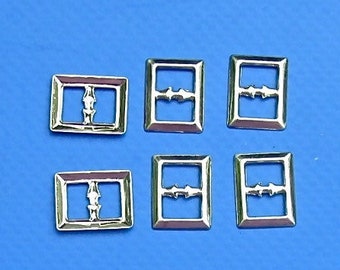 Mini Buckles, Gold 6 dozen