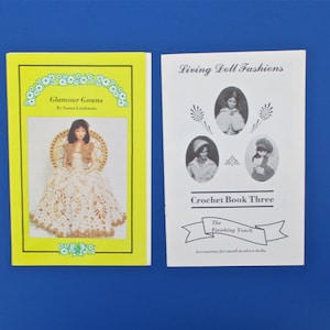 Crochet Doll Clothes Patterns, 2 Booklets