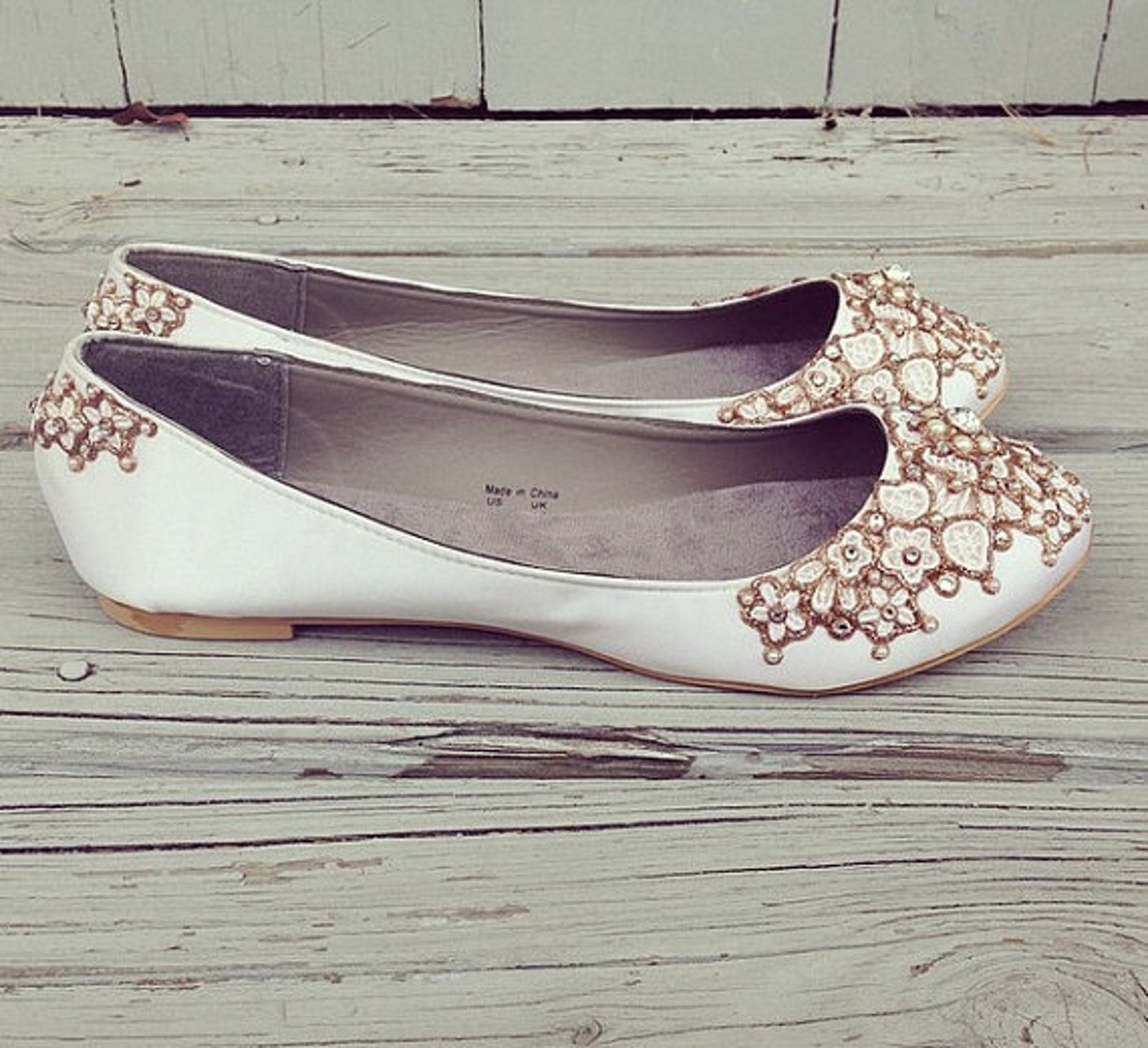 spring garden bridal ballet flats wedding shoes - any size - pick your own shoe color and crystal color spring garden bridal ballet flats wedding shoes - any size - pick your own shoe color and crystal color