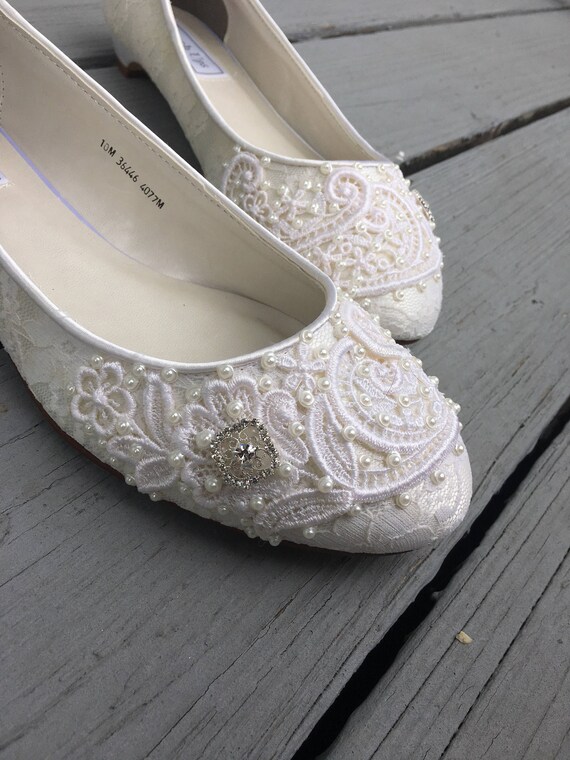 bridal shoes 2 inch heel