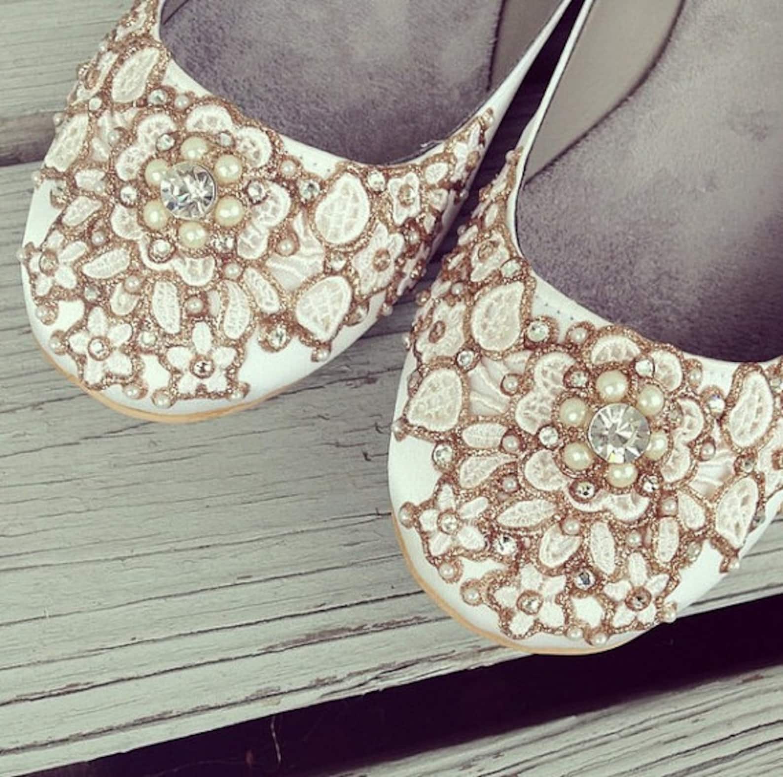 spring garden bridal ballet flats wedding shoes - any size - pick your own shoe color and crystal color spring garden bridal ballet flats wedding shoes - any size - pick your own shoe color and crystal color